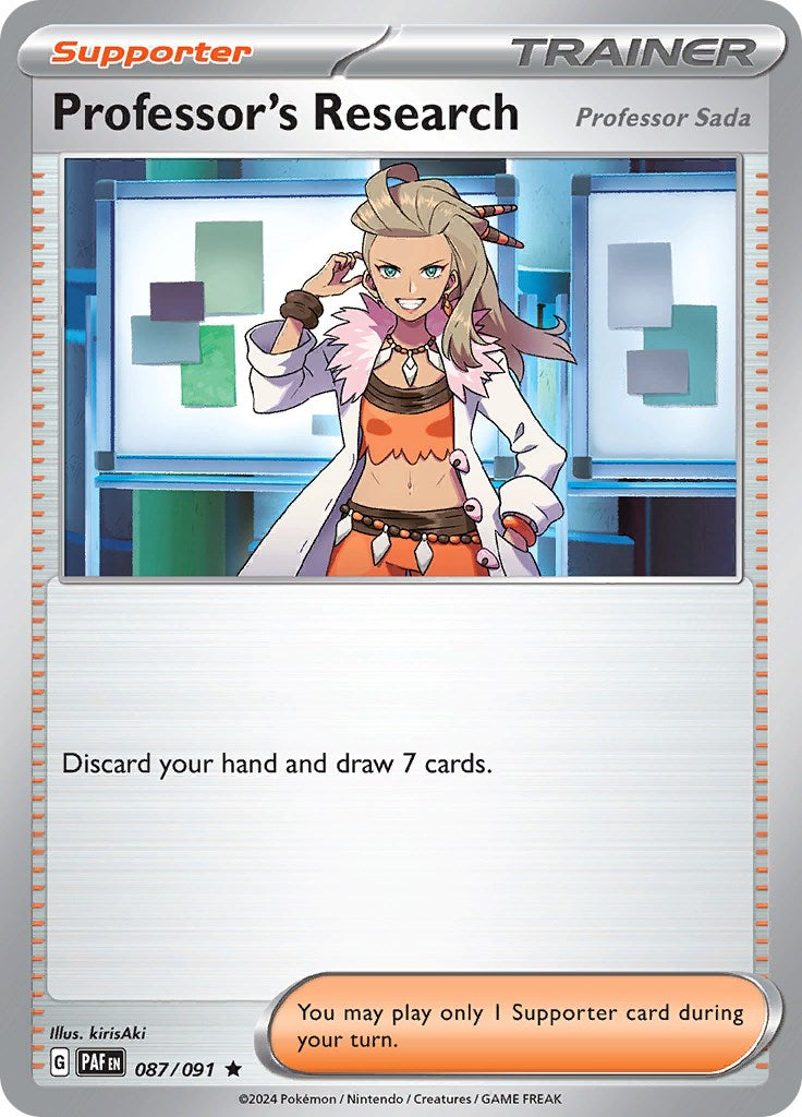 Professor's Research (087/091) [Scarlet & Violet: Paldean Fates] | Fandemonia Ltd