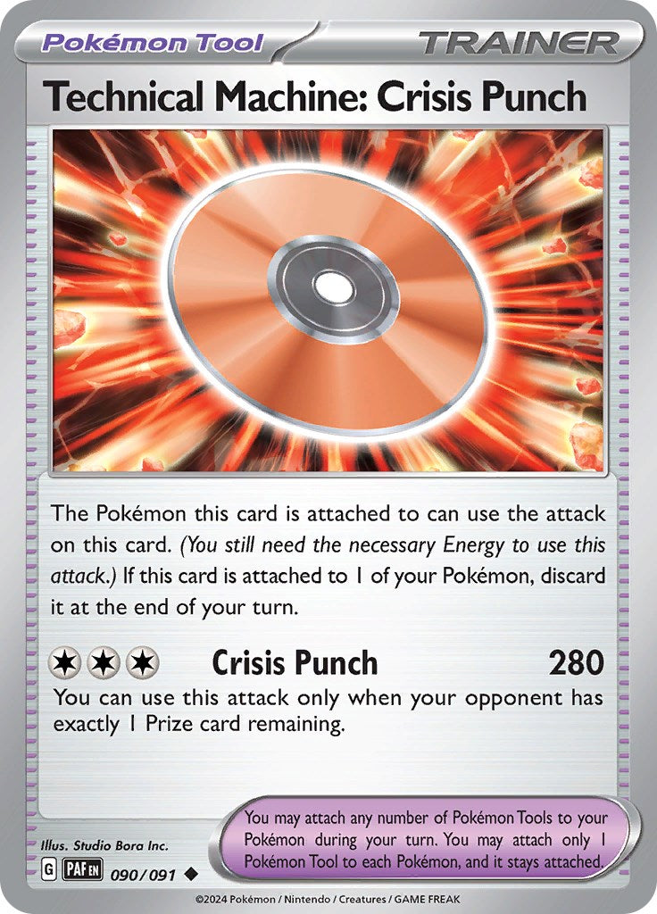 Technical Machine: Crisis Punch (090/091) [Scarlet & Violet: Paldean Fates] | Fandemonia Ltd