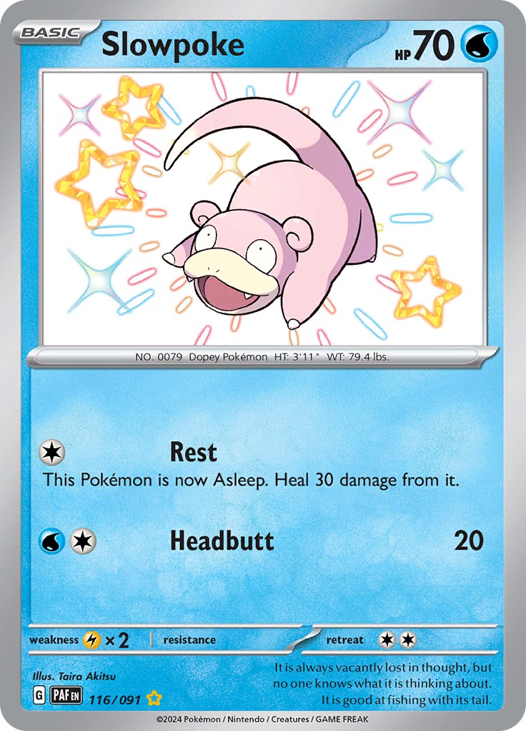 Slowpoke (116/091) [Scarlet & Violet: Paldean Fates] | Fandemonia Ltd