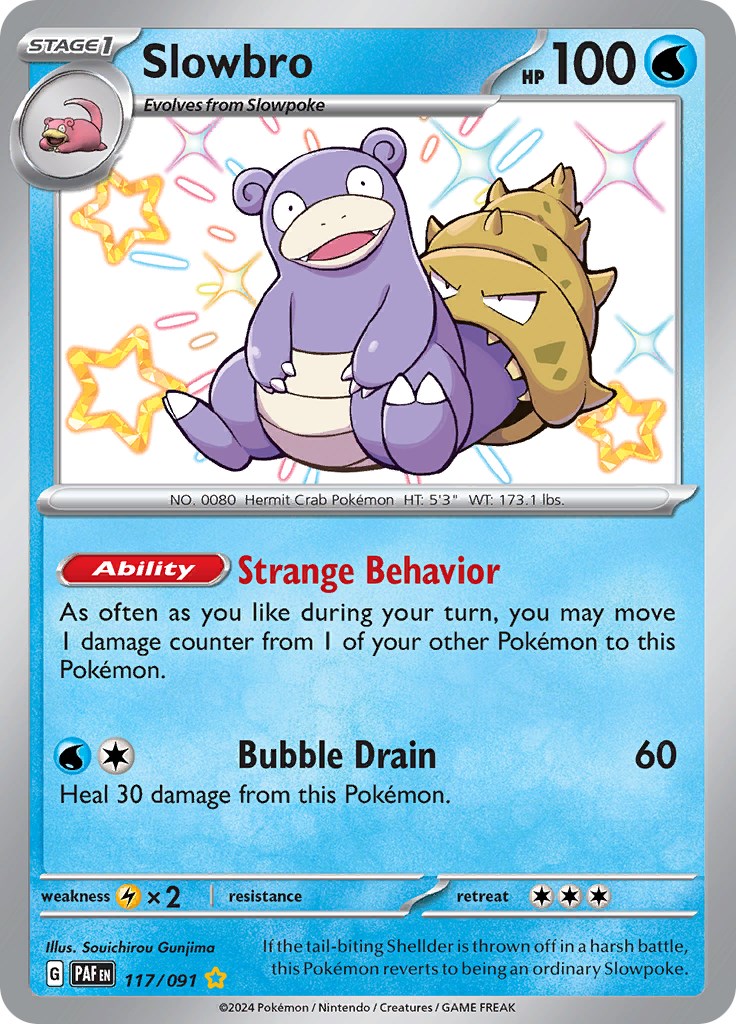 Slowbro (117/091) [Scarlet & Violet: Paldean Fates] | Fandemonia Ltd