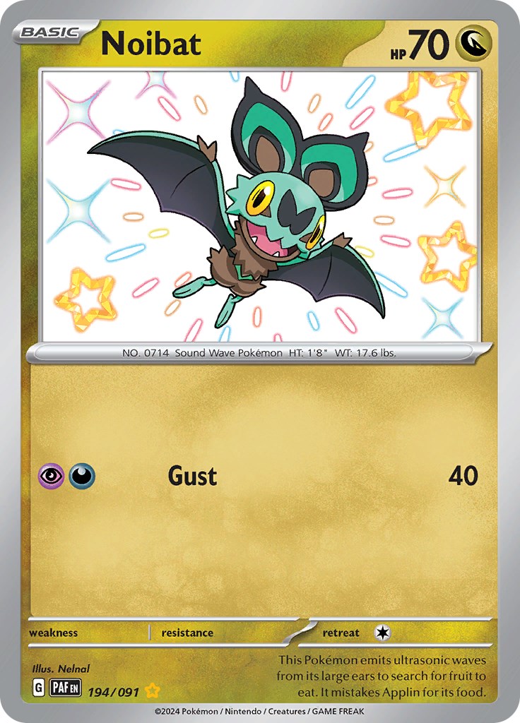 Noibat (194/091) [Scarlet & Violet: Paldean Fates] | Fandemonia Ltd