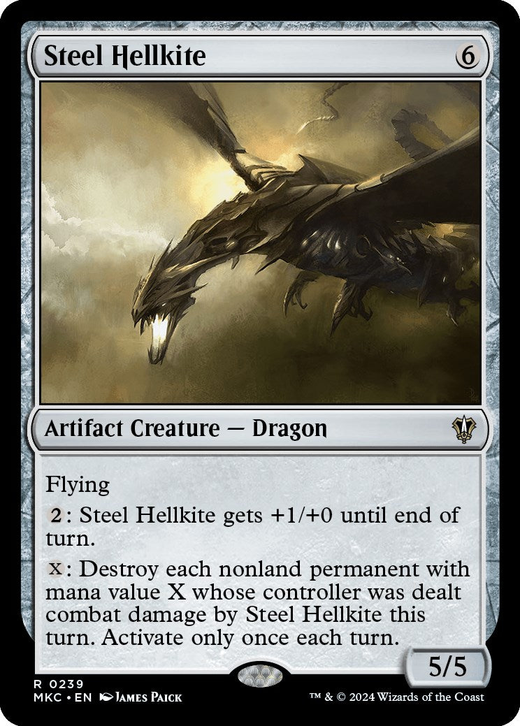 Steel Hellkite [Murders at Karlov Manor Commander] | Fandemonia Ltd