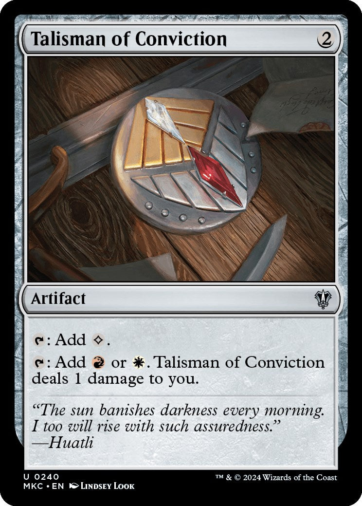 Talisman of Conviction [Murders at Karlov Manor Commander] | Fandemonia Ltd