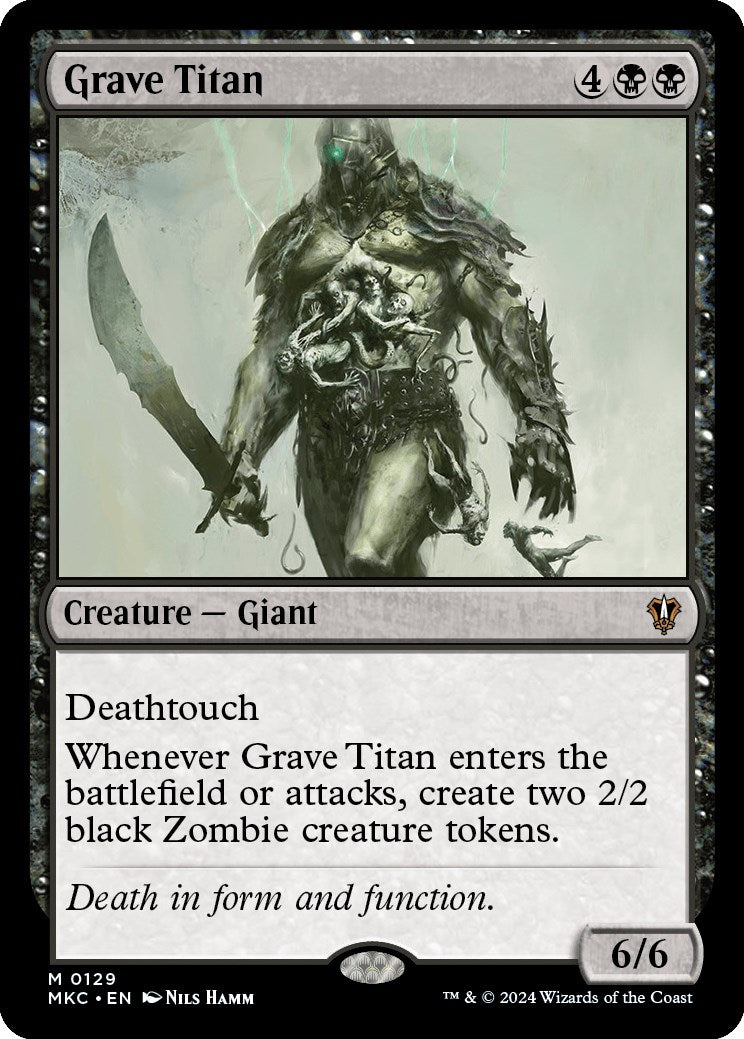 Grave Titan [Murders at Karlov Manor Commander] | Fandemonia Ltd