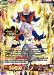 Son Gohan & Trunks // SS Son Gohan & Trunks, Warriors Meeting a Challenge (2023 Worlds ZENKAI 06 Leader Set) (BT23-001) [Tournament Promotion Cards] | Fandemonia Ltd