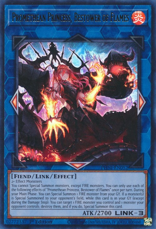 Promethean Princess, Bestower of Flames [PHNI-EN052] Ultra Rare | Fandemonia Ltd