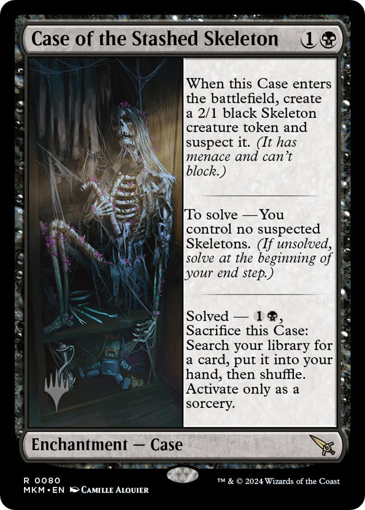 Case of the Stashed Skeleton (Promo Pack) [Murders at Karlov Manor Promos] | Fandemonia Ltd