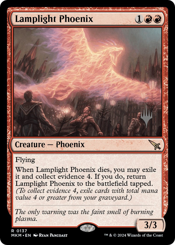 Lamplight Phoenix (Promo Pack) [Murders at Karlov Manor Promos] | Fandemonia Ltd