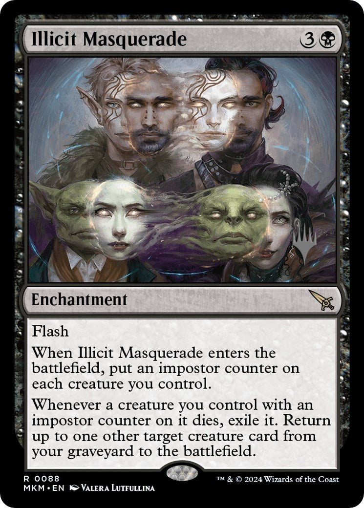 Illicit Masquerade (Promo Pack) [Murders at Karlov Manor Promos] | Fandemonia Ltd