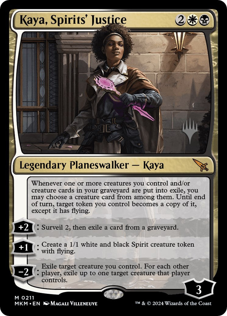 Kaya, Spirits' Justice (Promo Pack) [Murders at Karlov Manor Promos] | Fandemonia Ltd