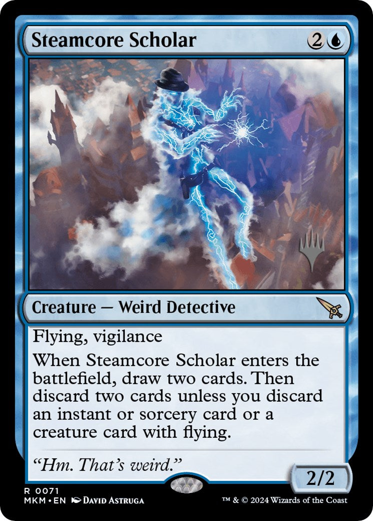 Steamcore Scholar (Promo Pack) [Murders at Karlov Manor Promos] | Fandemonia Ltd