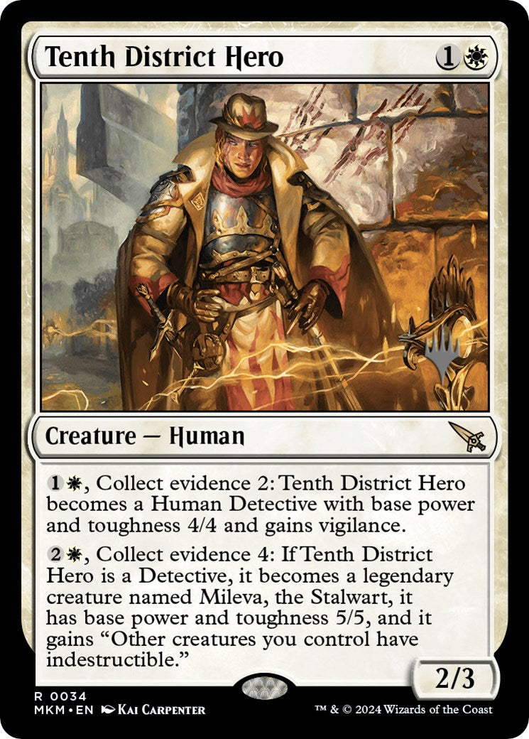 Tenth District Hero (Promo Pack) [Murders at Karlov Manor Promos] | Fandemonia Ltd