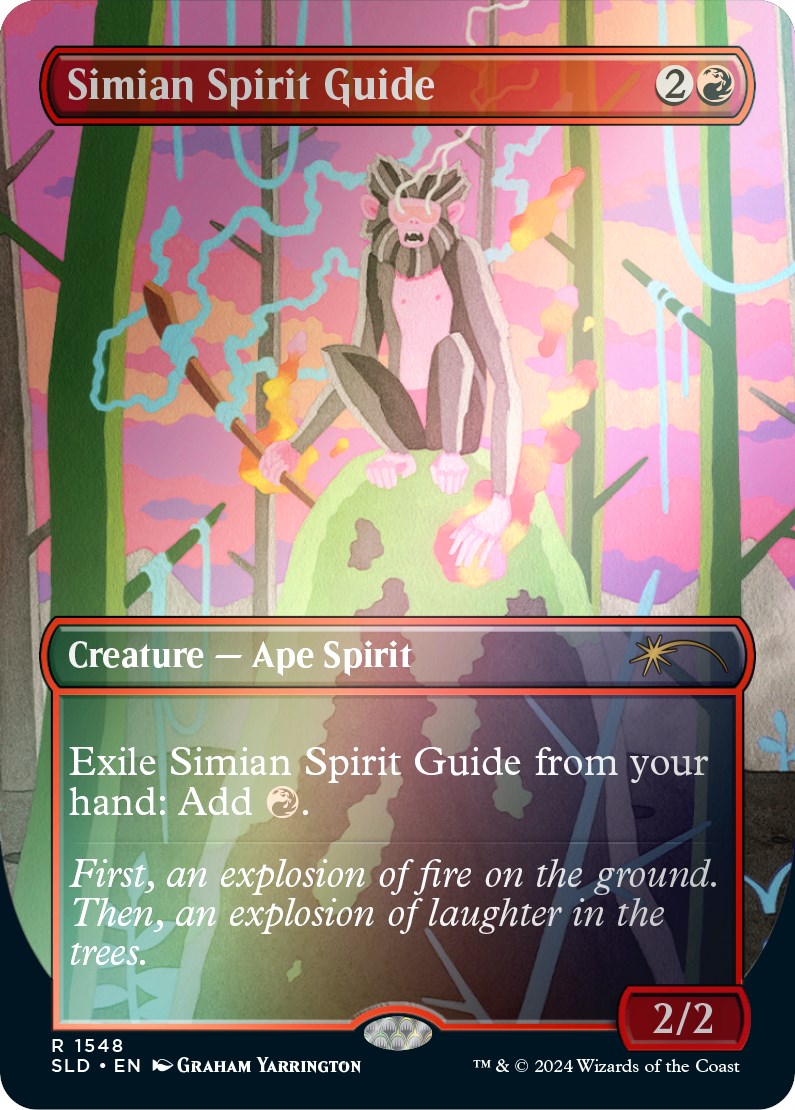 Simian Spirit Guide (Rainbow Foil) [Secret Lair Drop Series] | Fandemonia Ltd