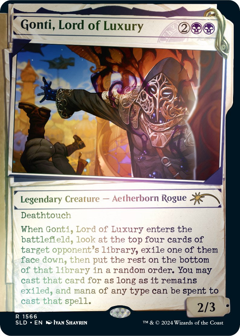 Gonti, Lord of Luxury (Rainbow Foil) [Secret Lair Drop Series] | Fandemonia Ltd