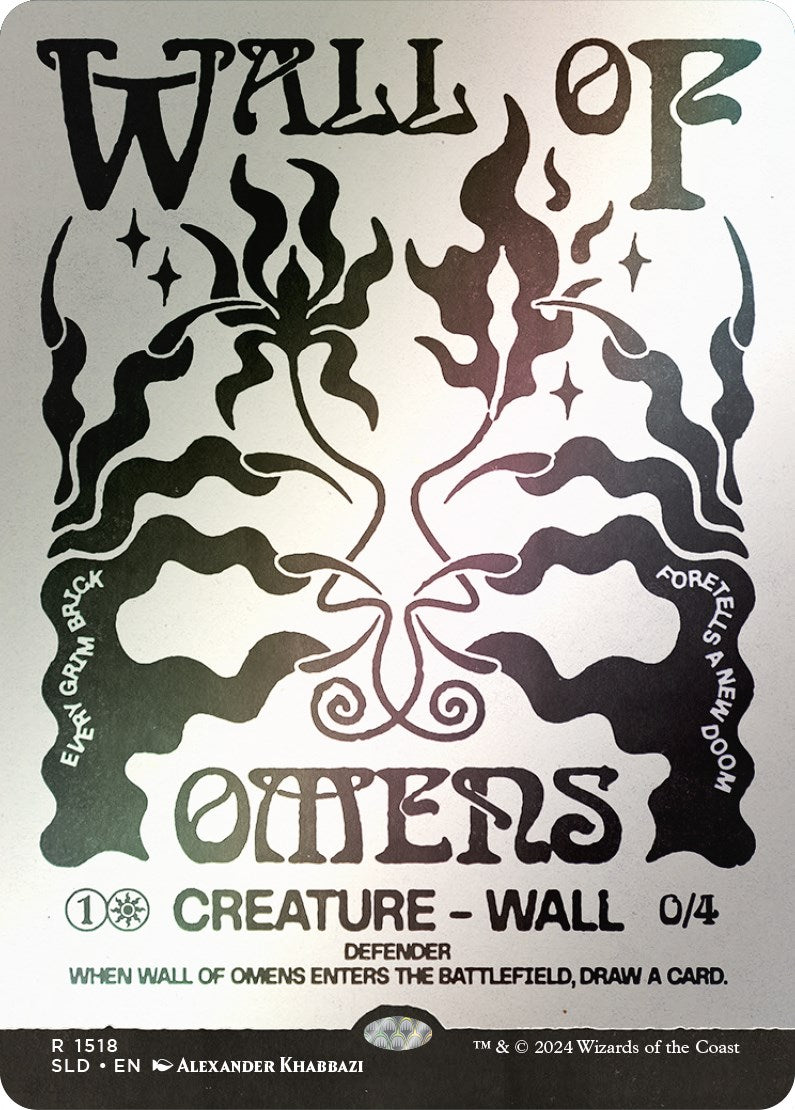 Wall of Omens (Rainbow Foil) [Secret Lair Drop Series] | Fandemonia Ltd