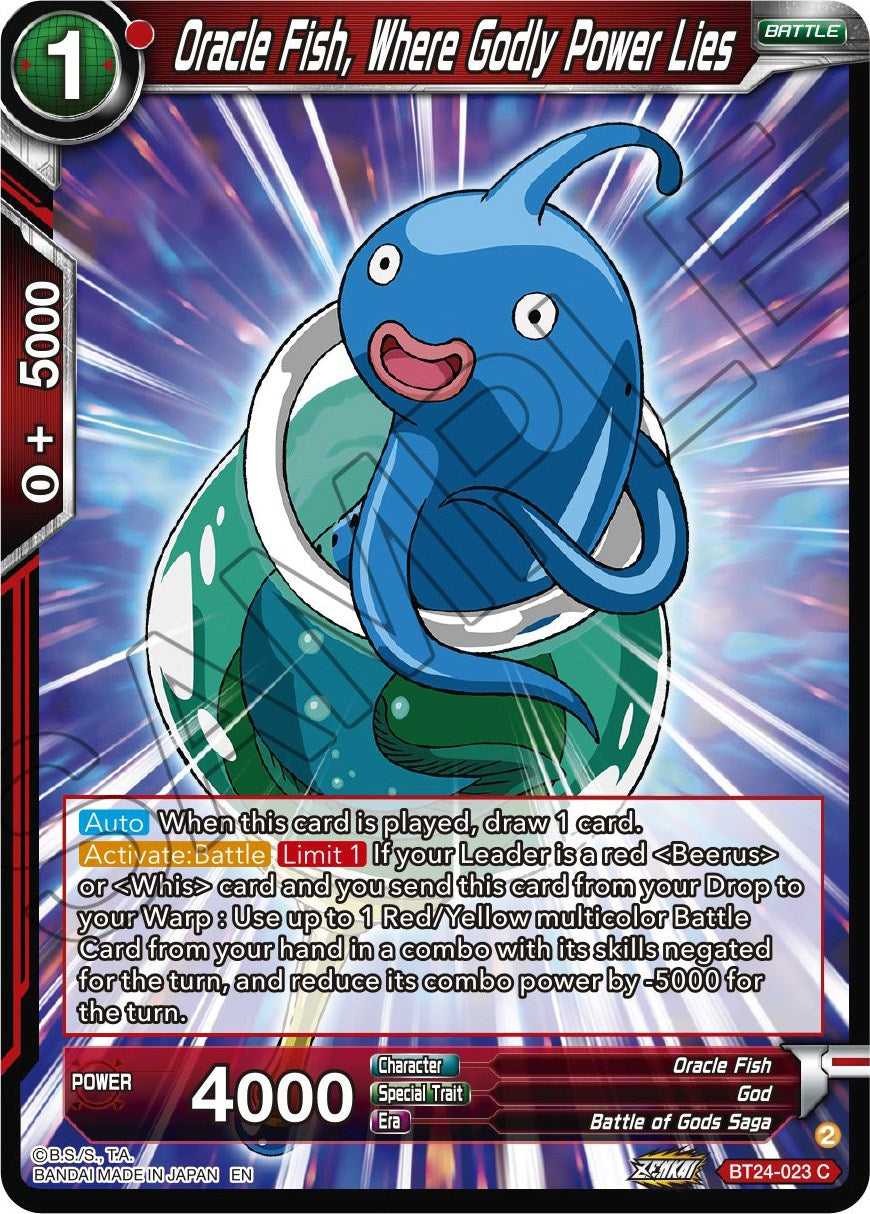 Oracle Fish, Where Godly Power Lies (BT24-023) [Beyond Generations] | Fandemonia Ltd