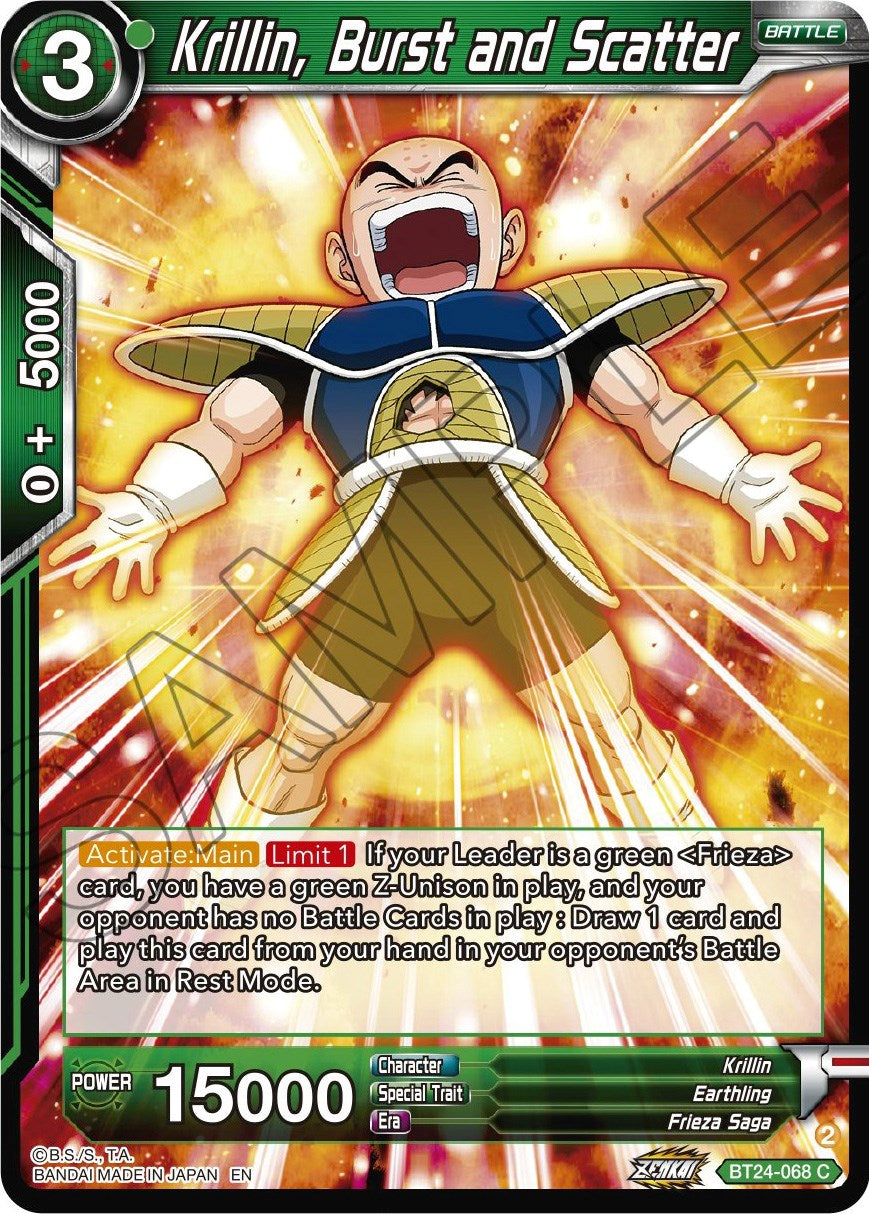 Krillin, Burst and Scatter (BT24-068) [Beyond Generations] | Fandemonia Ltd