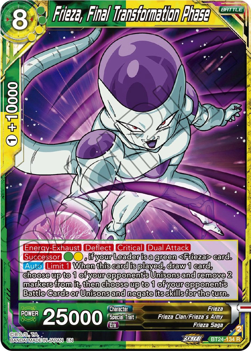 Frieza, Final Transformation Phase (BT24-134) [Beyond Generations] | Fandemonia Ltd