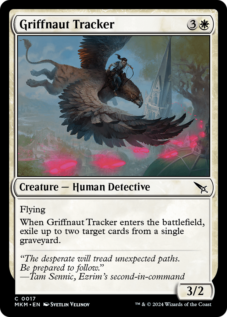 Griffnaut Tracker [Murders at Karlov Manor] | Fandemonia Ltd