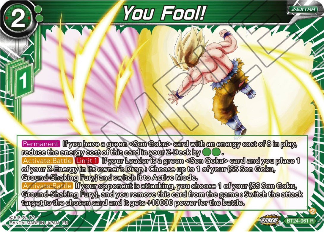 You Fool! (BT24-061) [Beyond Generations] | Fandemonia Ltd