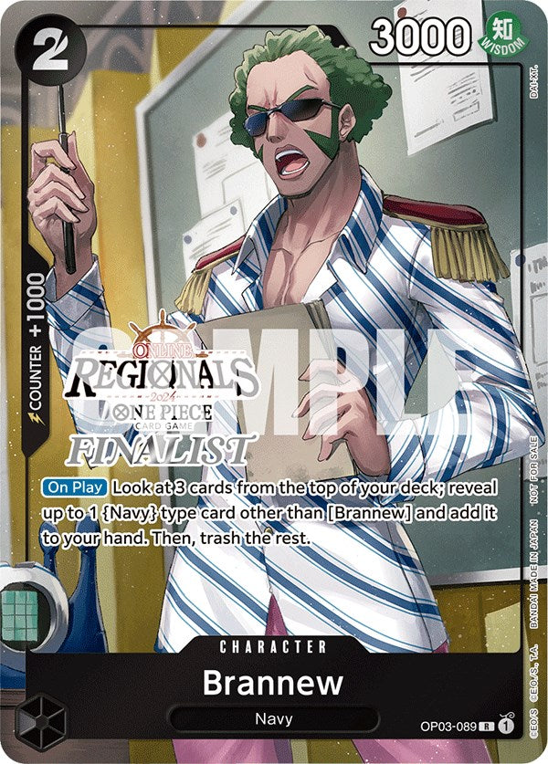 Brannew (Online Regional 2024) [Finalist] [One Piece Promotion Cards] | Fandemonia Ltd