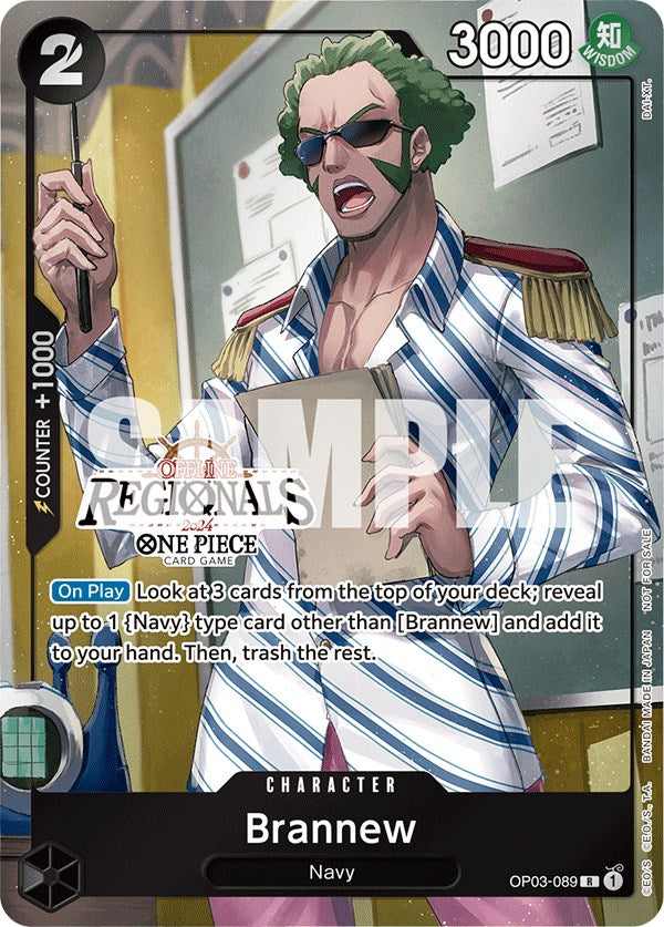 Brannew (Offline Regional 2024) [Participant] [One Piece Promotion Cards] | Fandemonia Ltd