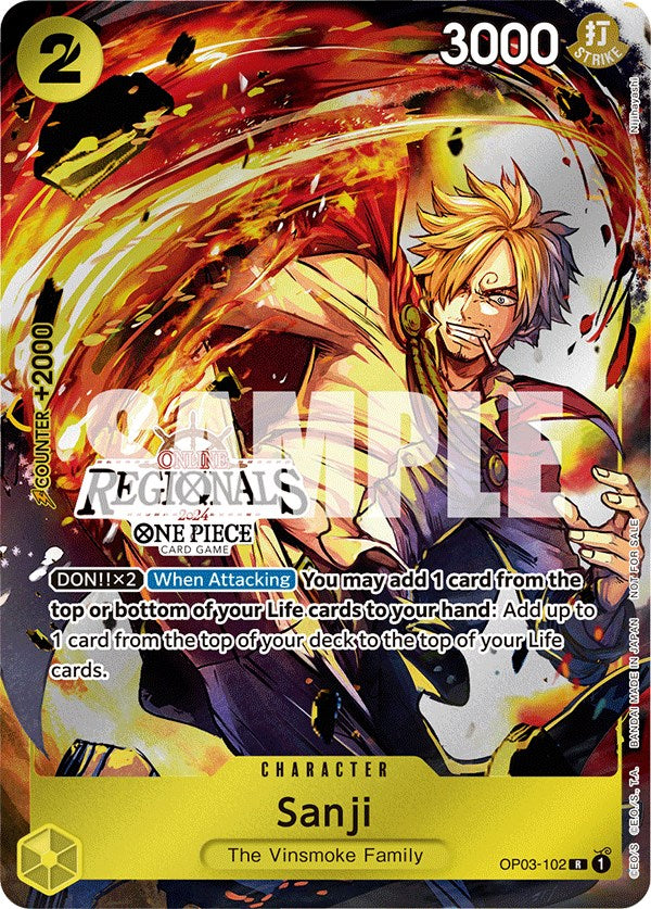 Sanji (Online Regional 2024) [Participant] [One Piece Promotion Cards] | Fandemonia Ltd