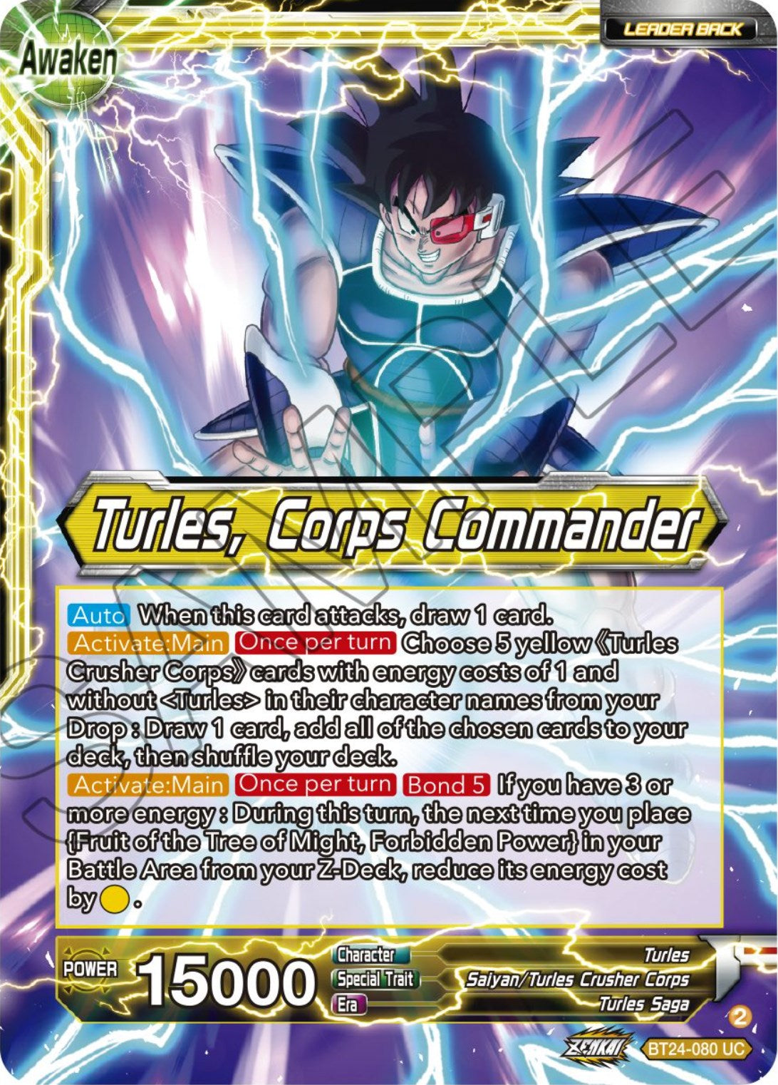 Turles // Turles, Corps Commander (BT24-080) [Beyond Generations] | Fandemonia Ltd