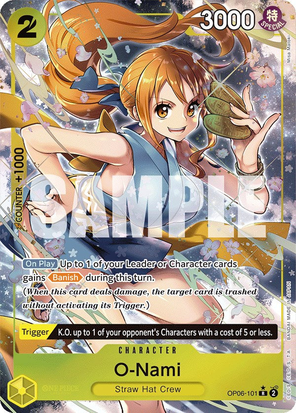 O-Nami (Alternate Art) [Wings of the Captain] | Fandemonia Ltd