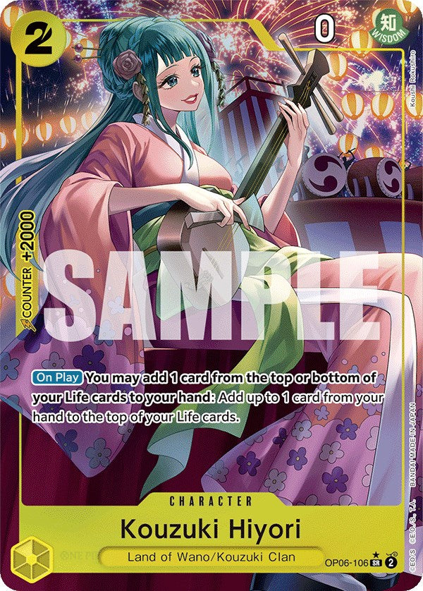 Kouzuki Hiyori (Alternate Art) [Wings of the Captain] | Fandemonia Ltd