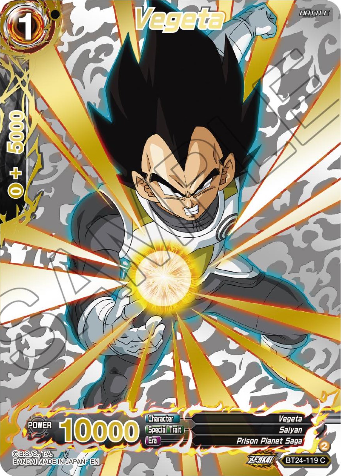 Vegeta (Collector Booster) (BT24-119) [Beyond Generations] | Fandemonia Ltd