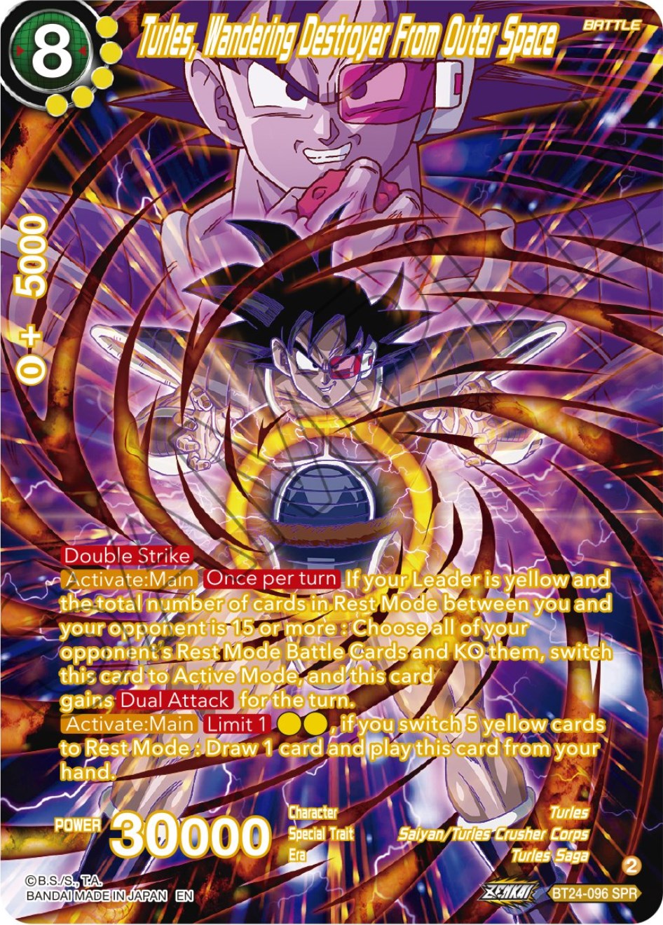 Turles, Wandering Destroyer From Outer Space (SPR) (BT24-096) [Beyond Generations] | Fandemonia Ltd