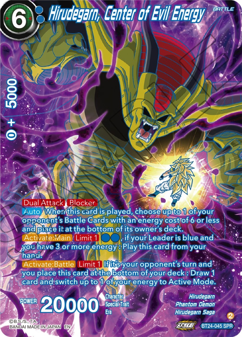 Hirudegarn, Center of Evil Energy (SPR) (BT24-045) [Beyond Generations] | Fandemonia Ltd