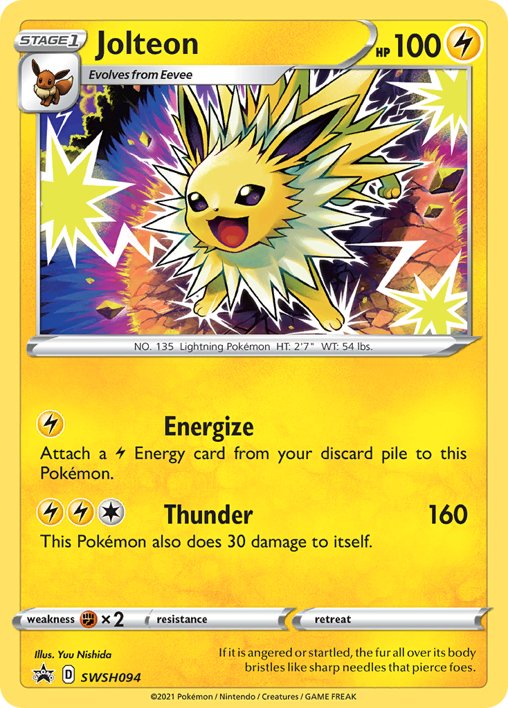 Jolteon (SWSH094) [Sword & Shield: Black Star Promos] | Fandemonia Ltd