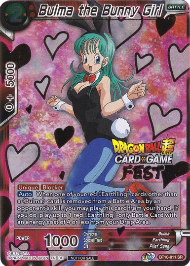 Bulma the Bunny Girl (Card Game Fest 2022) (BT10-011) [Tournament Promotion Cards] | Fandemonia Ltd