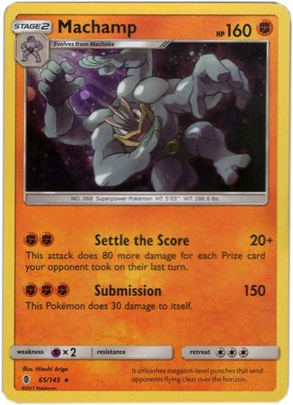 Machamp (65/145) (Cosmos Holo) [Sun & Moon: Guardians Rising] | Fandemonia Ltd