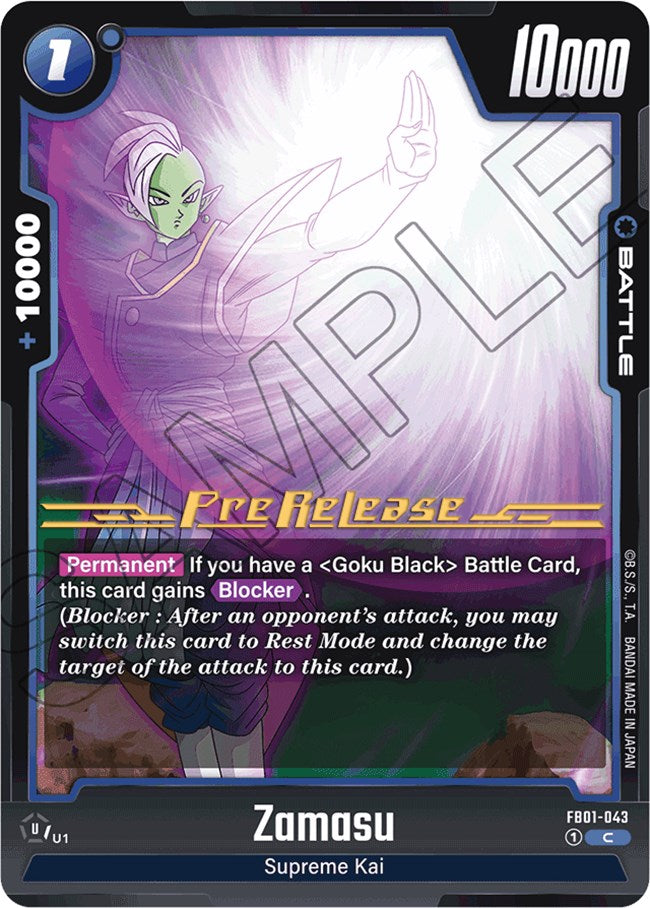 Zamasu (FB01-043) [Awakened Pulse Pre-Release Cards] | Fandemonia Ltd