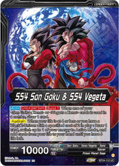 SS4 Son Goku & SS4 Vegeta // SS4 Vegito, Sparking Potara Warrior (SLR) (BT24-112) [Beyond Generations] | Fandemonia Ltd