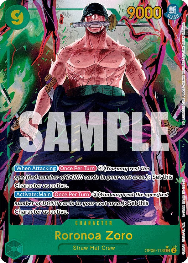 Roronoa Zoro (Alternate Art) [Wings of the Captain] | Fandemonia Ltd