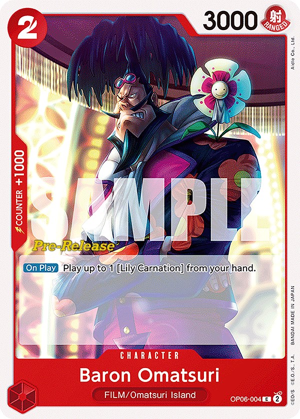Baron Omatsuri [Wings of the Captain Pre-Release Cards] | Fandemonia Ltd