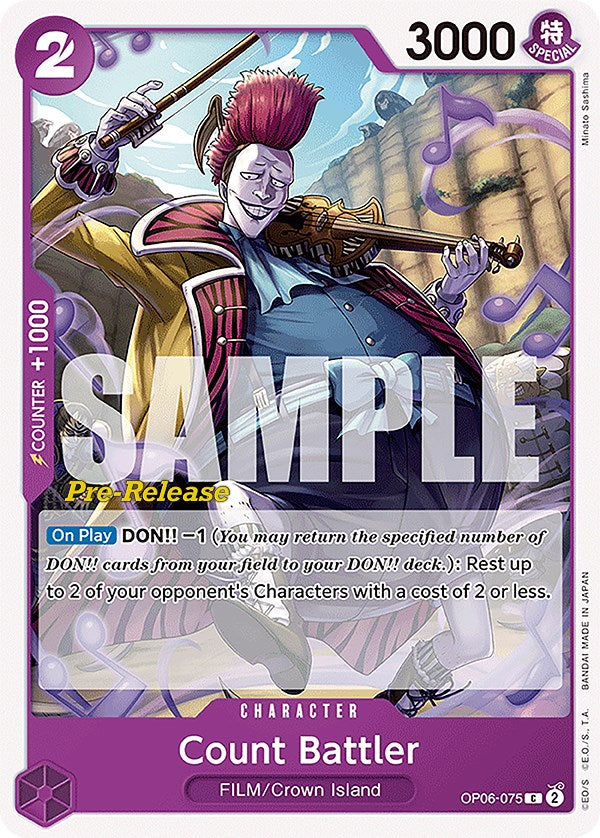 Count Battler [Wings of the Captain Pre-Release Cards] | Fandemonia Ltd