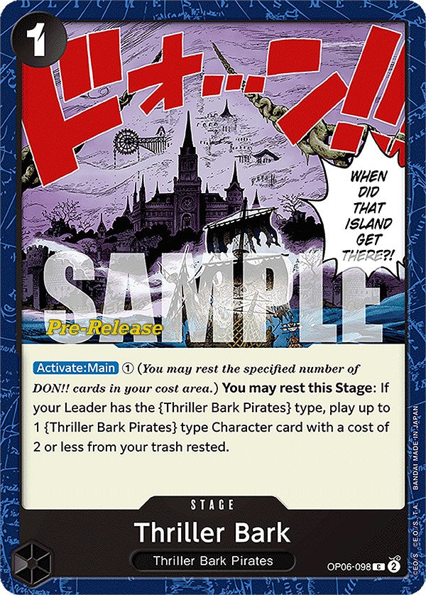 Thriller Bark [Wings of the Captain Pre-Release Cards] | Fandemonia Ltd