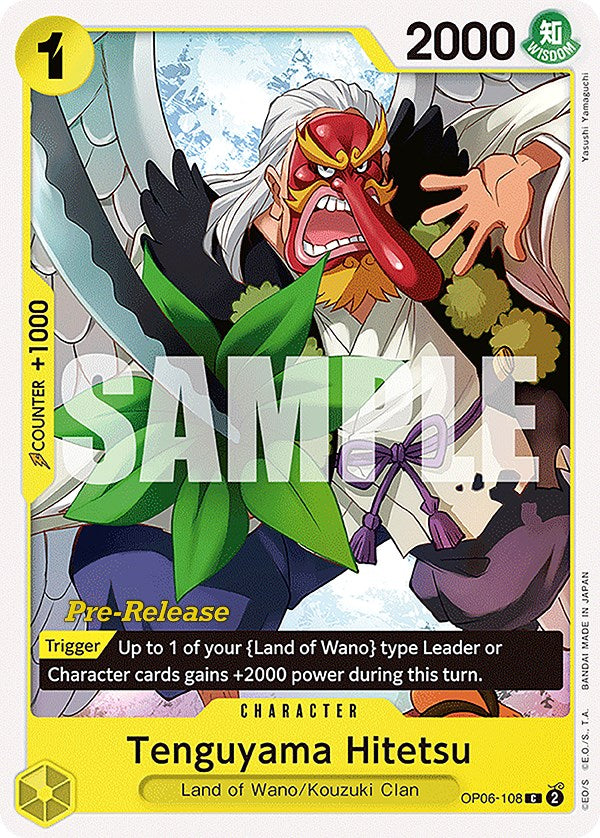 Tenguyama Hitetsu [Wings of the Captain Pre-Release Cards] | Fandemonia Ltd