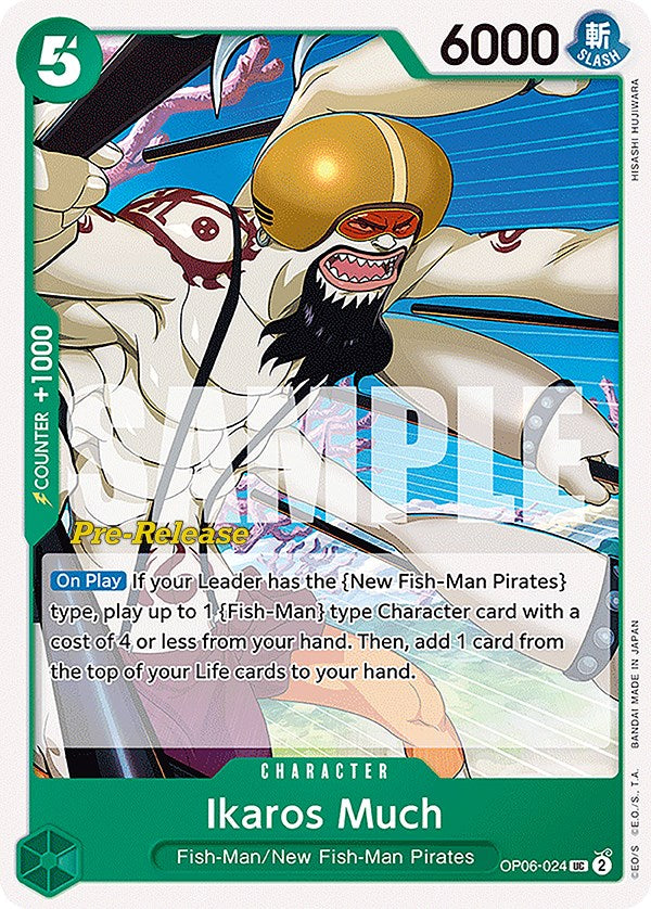 Ikaros Much [Wings of the Captain Pre-Release Cards] | Fandemonia Ltd