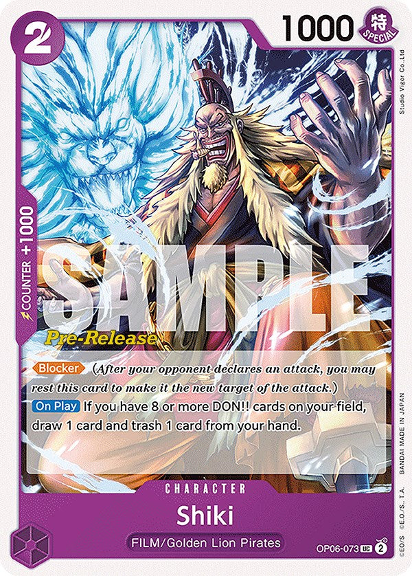 Shiki [Wings of the Captain Pre-Release Cards] | Fandemonia Ltd