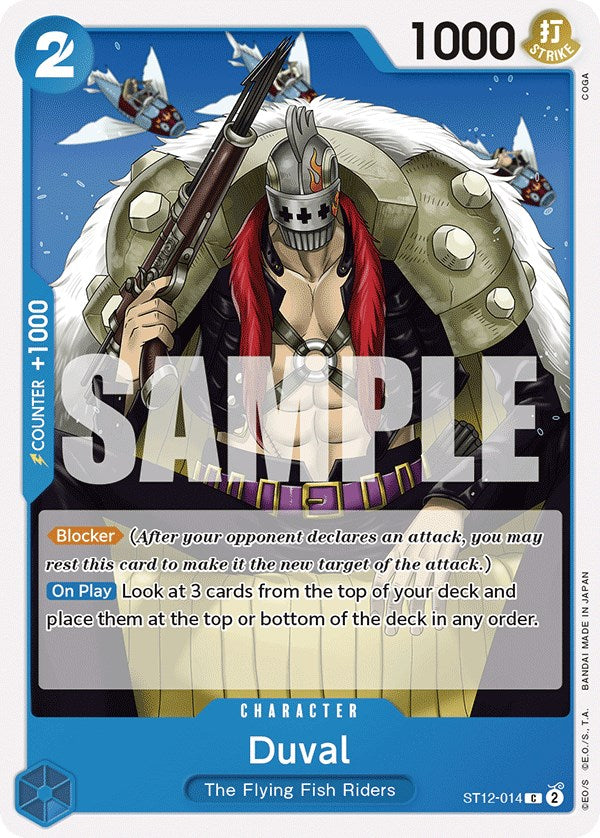 Duval [Starter Deck: Zoro and Sanji] | Fandemonia Ltd