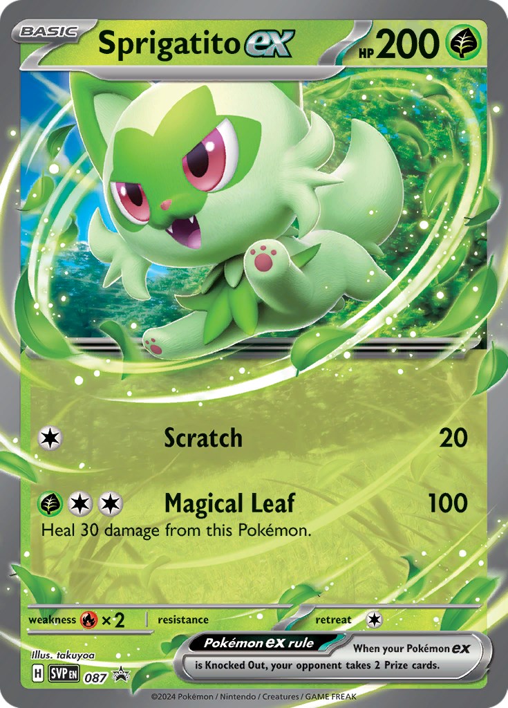 Sprigatito ex (087) [Scarlet & Violet: Black Star Promos] | Fandemonia Ltd