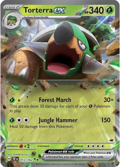 Torterra ex (012/162) [Scarlet & Violet: Temporal Forces] | Fandemonia Ltd