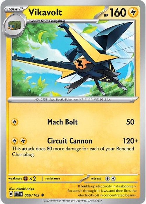 Vikavolt (056/162) [Scarlet & Violet: Temporal Forces] | Fandemonia Ltd