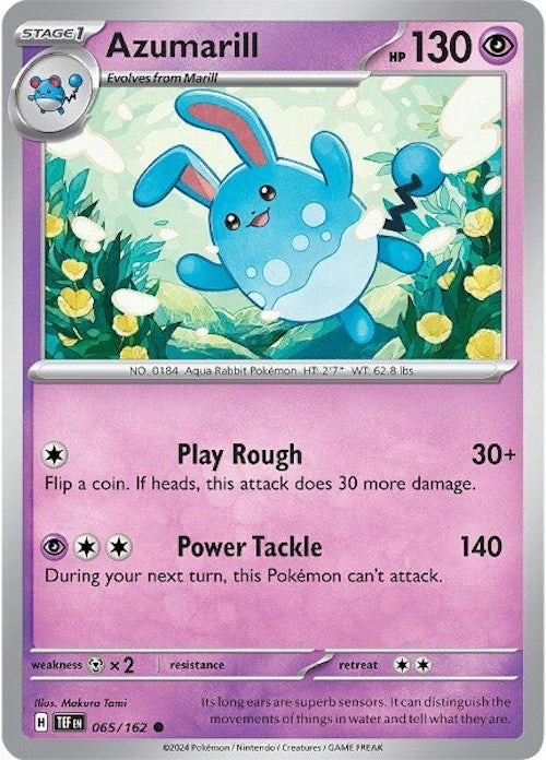 Azumarill (065/162) [Scarlet & Violet: Temporal Forces] | Fandemonia Ltd